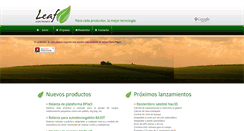 Desktop Screenshot of leafagrotronics.com